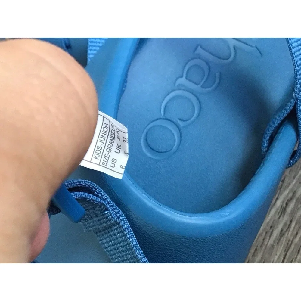 Chaco Ocean Blue Chillos Sport Strappy Adjustable Sandals Kids Size 6